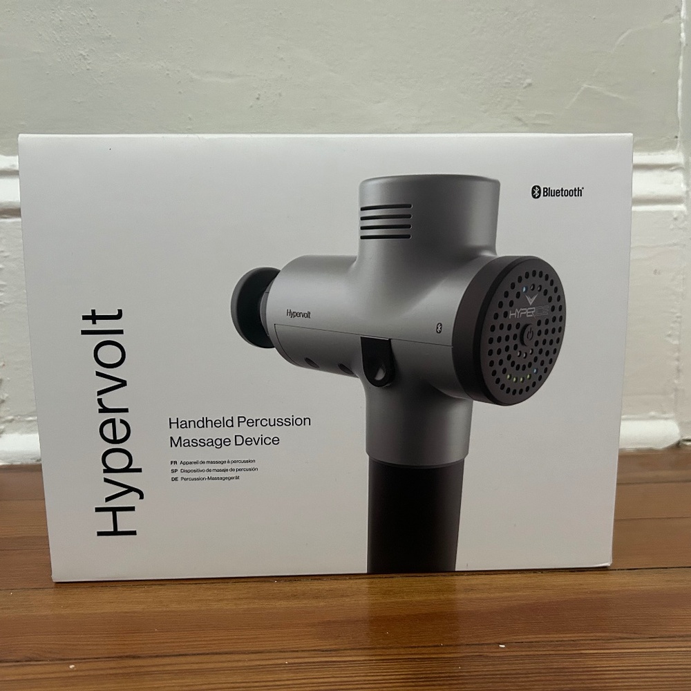 Hypervolt Bluetooth w/ 2 chargers, USA AND UK Adapters